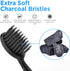 Replacement Toothbrush Heads with Covers for Burst, 5 Count in Black