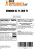 K2 K2 MK-7, K2 9mg 50g (1.8 oz) (Pack 1) BulkSupplements.com Vitamin Powder - Vitamin as Menaquinone Powder - Vitamin