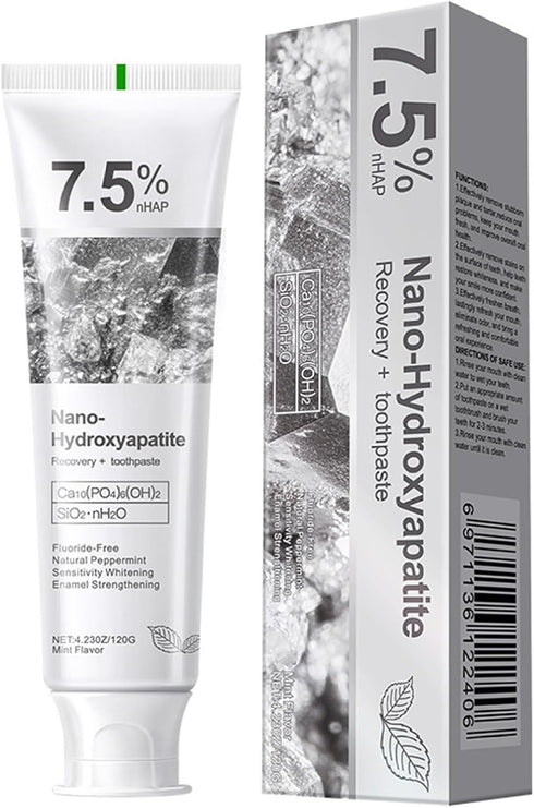 Refreshing Mint Toothpaste for Daily Stain Removal and Oral Health Support White