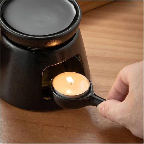 HOMDECORA Candle Holders Oil Burner Wax Melt Burners Aromatherapy Aroma Ceramic Diffuser Candle Tealight Holder Table