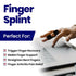Trigger Finger Splint Finger Brace | Mallet Brace Straightener for Index Middle Ring Broken Pinky Fingers | Arthritis &