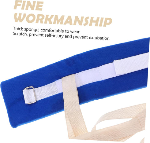 WEKAMOS Set 2pcs Belt Patient Limb Holders for Hands and Feet Adjustable Safety Strap for Bed Use for Elderly