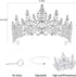 VELSCRUN Birthday Queen Tiara Crowns - Crystal Headband and Sash for Women Girls Birthday Party Decorations