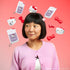 Set, Touchland x Hello Kitty Hand Sanitizer and Case Scented & Stylish Bundle, Travel Size, Dye Free Hydrating Hand