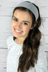 Kenz Laurenz Soft and Stretchy Elastic Cotton Headbands, Pack of 12, Black.