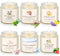 Spring Summer Scented Candles Set, Soy Candles for Home, 6 Pack Candle