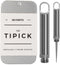 DAILYCARRYCO. Titanium Toothpick Holder TiPick - Portable Metal Travel Toothpick - Compact EDC Micro Toothpick,