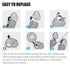 HQ8 Shaver Heads Replacement for Norelco Shavers AT830, PT730, AT810, AT880, AT750, AT890, PT860, PT723