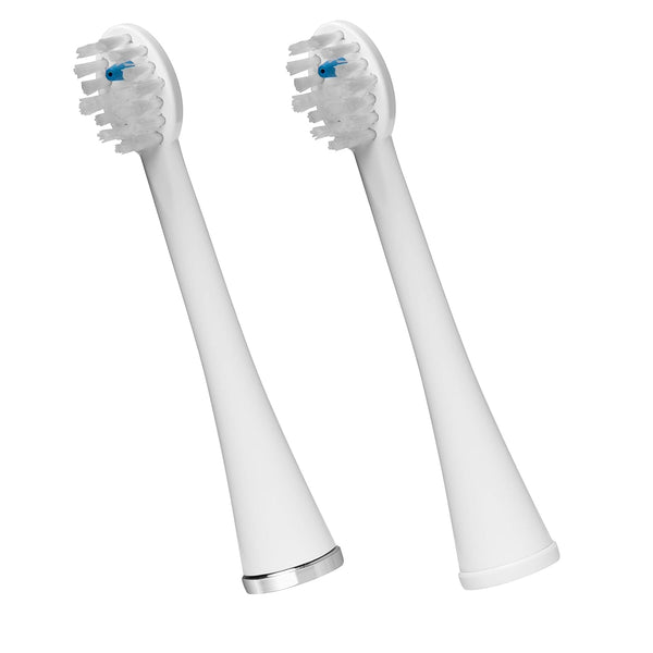 Waterpik Compact Replacement Brush Heads for Sonic-Fusion Flossing Toothbrush SFRB-2EW, 2 Count