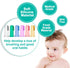 Baby Toothbrush Set, 6 Pcs Soft Silicone Finger Toothbrush for Newborns, 0-6 Months, 6-12 Months with Boxes