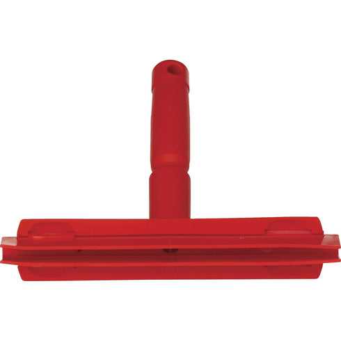 Vikan 77114 Ultra Hygiene Squeegee - Double Blade Hand Tool, 10", Red