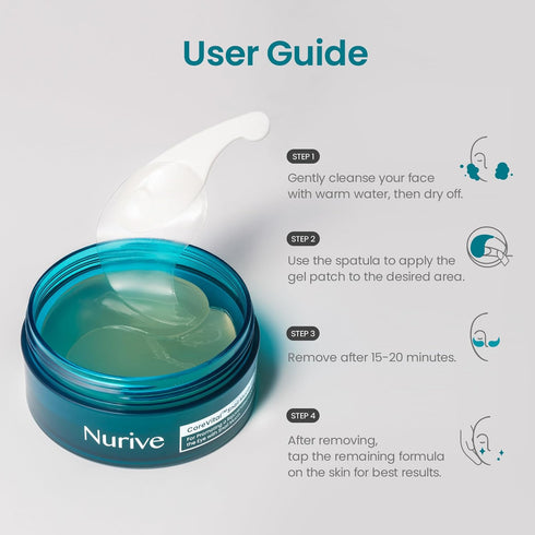 Under Eye Patches for Dark Circles - Korean Moisturizing Treatment for Puffy Eyes, Snail Mucin