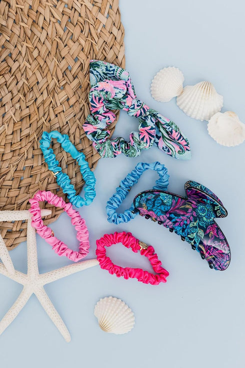Lilly Pulitzer Colorful Hair Clip Claw, Medium Jaw Clip for Fine Thick Curly or Straight Hair, Cute Hair Clip