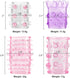 ReptiLeisure 4 PCS Reusable Penis Sleeves, Random Color Condoms Male Cock Extender Enlarger G-Spot Stimulation Sex Toys