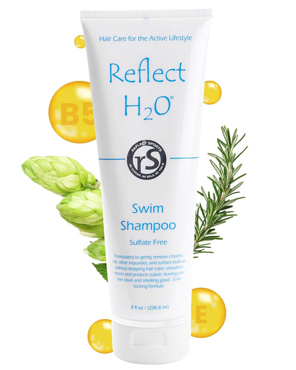 Reflect H?O Swim Shampoo, 8oz, Sulfate-Free Copper & Chlorine Hair Protection