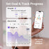 Smart Scale for Body Weight, Digital Bathroom Scale with BMI, Body Fat Monitor, Smartphone App, Compact Size, 400lb