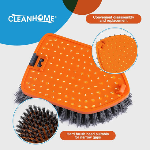 Tile Scrubber Brush Replacement Head, 2 Pieces for ASIN:B09GF2LSZ8