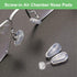 Eyeglasses Nose Pads, Upgraded Soft Silicone Air Chamber, 6 Pairs of Screw-in 15mm Nose Pad Set