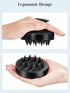 HEETA Scalp Massager Hair Growth 2-Pack, Soft Silicone Shampoo Brush for Dandruff Removal and Head Massage