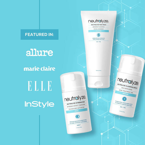 Moderate to Severe Acne Treatment Kit 2.0 - Maximum Strength Acne Kit with 2% Salicylic Acid & Mandelic Acid - 90+ Day