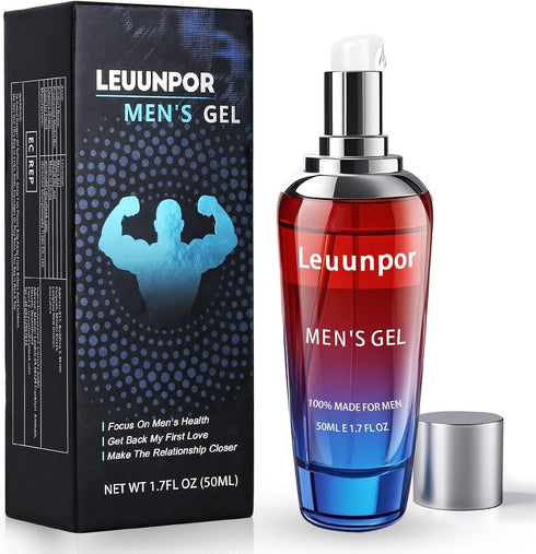 Leuunpor Men's Enhancement Gel, Male Enhancement Cream for Men for Huge Enhanced Size,