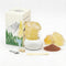 Interactive Citrine Wish Capsule Set - Aesthetic Crystal Desk Decor, Career Success