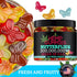 Hemp Gummies Premium - Delicious Butterflies Gummy Bears, Natural Candy for Peace and Relaxation, 100 Count
