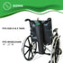 NYOrtho Oxygen Tank Holder for Wheelchair, D & E Cylinder Carrier Bag, Heavy Duty, Waterproof