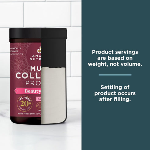 Collagen Powder Protein by Ancient Nutrition, Multi Collagen Protein Beauty Within, Guava Passionfruit, 18.3oz