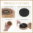Xelsluthe Set Passive Essential Oil Diffuser Stone, Small Lava Rock Diffuser Aromatherapy Stone for Desk Office Home