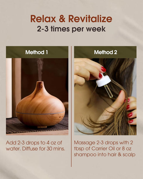 Cedarwood Essential Oil - 10 mL (1/3 oz) - Pure, Natural, Therapeutic Grade for Diffuser, Massage, Stress Relief
