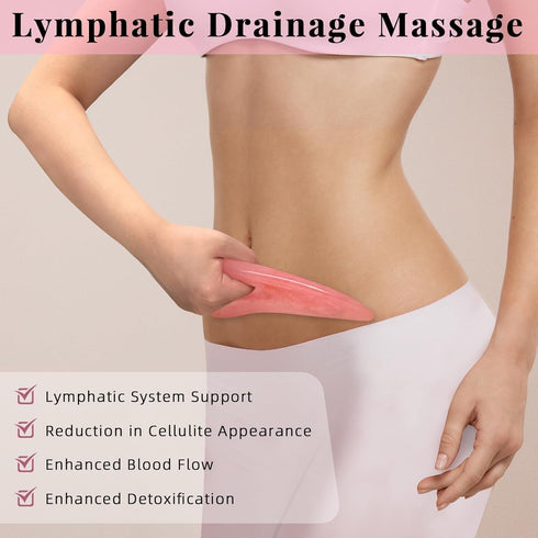 HTHLNG Body Gua Sha Massage Tools, Muscle Scraping Massage Tools for Lymphatic Drainage, Cellulite Remove, Body