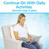 Arctic Flex Wrist Ice Pack Wrap, Refreezable Gel Compression Support for Injuries, Reusable for Pain Therapy