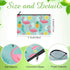 Reginary 20 Pieces Cosmetic Bag for Women, Roomy Makeup Bags with Zipper Toiletry Bag Pouch Travel Packing Accessory Organizer Gifts, 7 x 4.3 Inches (Summer)