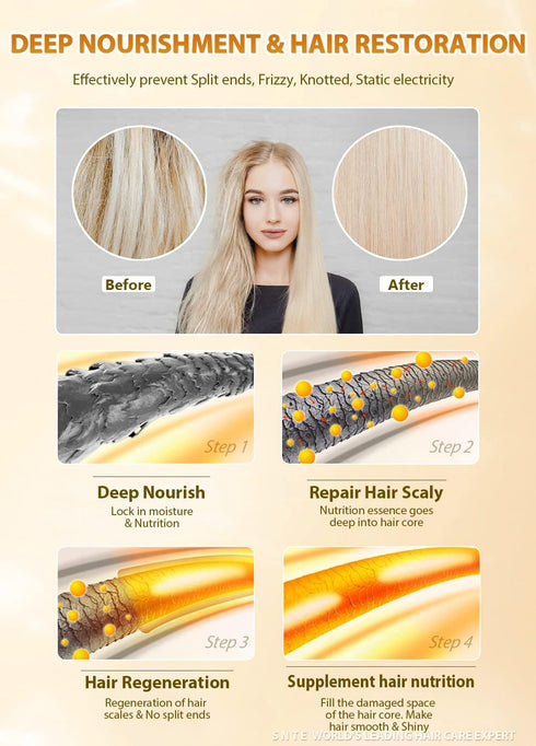 Samnyte Hair Wax Stick for Flyaways, Long-Lasting Hair Tamer Stick for Baby Hair Styling