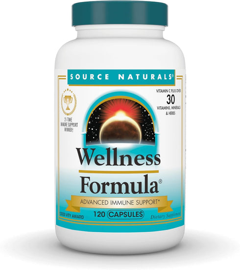 Source Naturals Wellness Formula, Advanced Immune Support, 120 Capsules