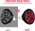 Red Light Therapy Lamp-54W 18 LED Infrared Device with Adjustable Socket Clamp, 660nm Red and 850nm Near Infrared