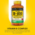 MASON NATURAL Ultra B100 Complex, 100 Day Supply for Normal Immune Support and Energy Metabolism