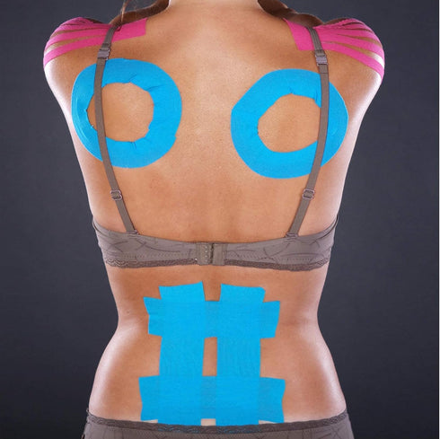 Kinesiology Tape Extra Wide 4" x 16.4' Roll, Supports Athletic Performance, Easy to Apply, Latex-Free, Waterproof