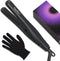 Mini Flat Iron, 0.7 Inch Mini Hair Straightener for Short Hair, Curls Bangs, Dual Voltage Travel Hair Straightener