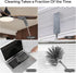 DELUX 7 PCS Microfiber Feather Duster, Reusable Washable Cobweb Duster with 100 inches Extra Long Extension Pole