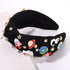 Space Astronaut Headbands for Women - Saturn Planet Rocket Spaceman Jeweled Rhinestone Star Knotted Hair Accessories