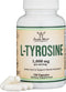 L-Tyrosine 1,000mg per Serving, 120 Veggie Capsules (Amino Acid Supplement for Memory, Attention, Focus) by Double Wood