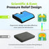 AUVON Gel Wheelchair Seat Cushion, Relieve Sciatica, Back, Coccyx, Pressure Sore and Ulcer Pain, Refreshing Ergonomic
