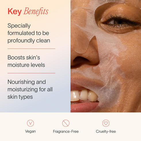 SolaWave Hydrating Sheet Mask, Anti Aging Face Mask with Niacinamide and Hyaluronic Acid
