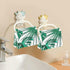 SUABO Monstera Palm Tree Leaf Kitchen Towels, 6 Pack Reusable Cleaning Dish Cloths for Kitchen