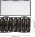 HOODANCOS 7-Day Weekly Pill Organizer Compact Medicine Case Detachable Compartments, Portable Travel Pill Holder