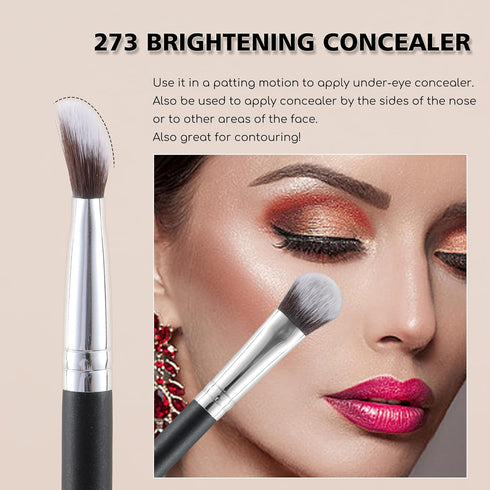 Concealer Brush Kitten Paw Makeup Brush for Eye Concealer, Soft Synthetic Bristles for Blending, Covers Blemishes 273