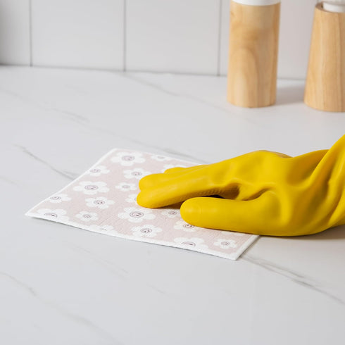 Pack 8 COOK WITH COLOR Eco-Friendly Reusable Swedish Dishcloths for Kitchen - of Reusable Paper Towels, Biodegradable
