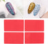 Nail Stamping Template, 4pcs Nail Stamp Plates Set, 3D Relief Nail Printing Template for Salon DIY Manicure